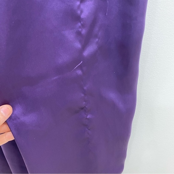 Vintage Victoria’s Secret silky purple pajama set Sz Medium - Picture 7 of 11